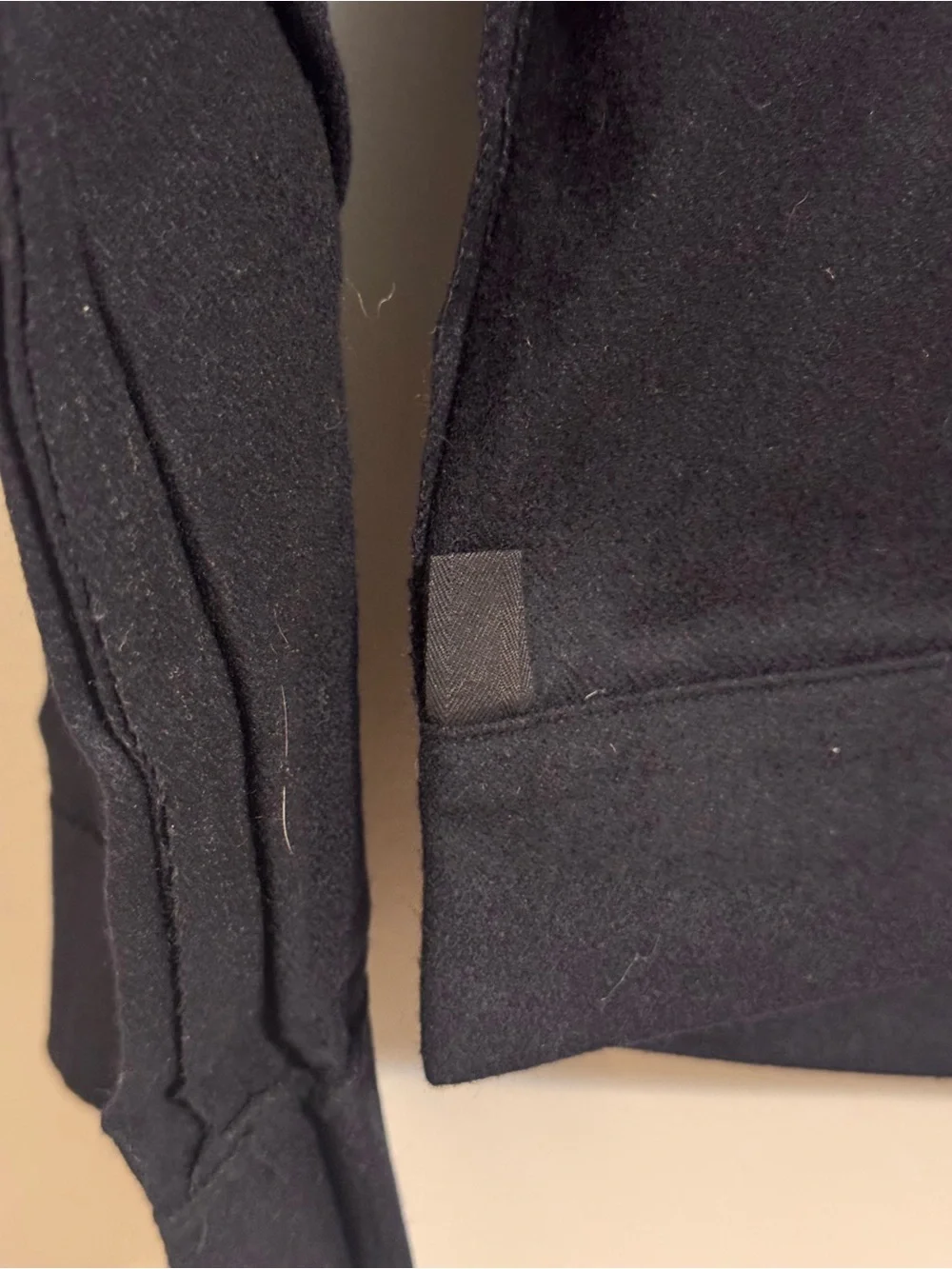 Vintage 1970 US Navy Blue Undress Wool Jumper 36R Vietnam Era Crackerjack